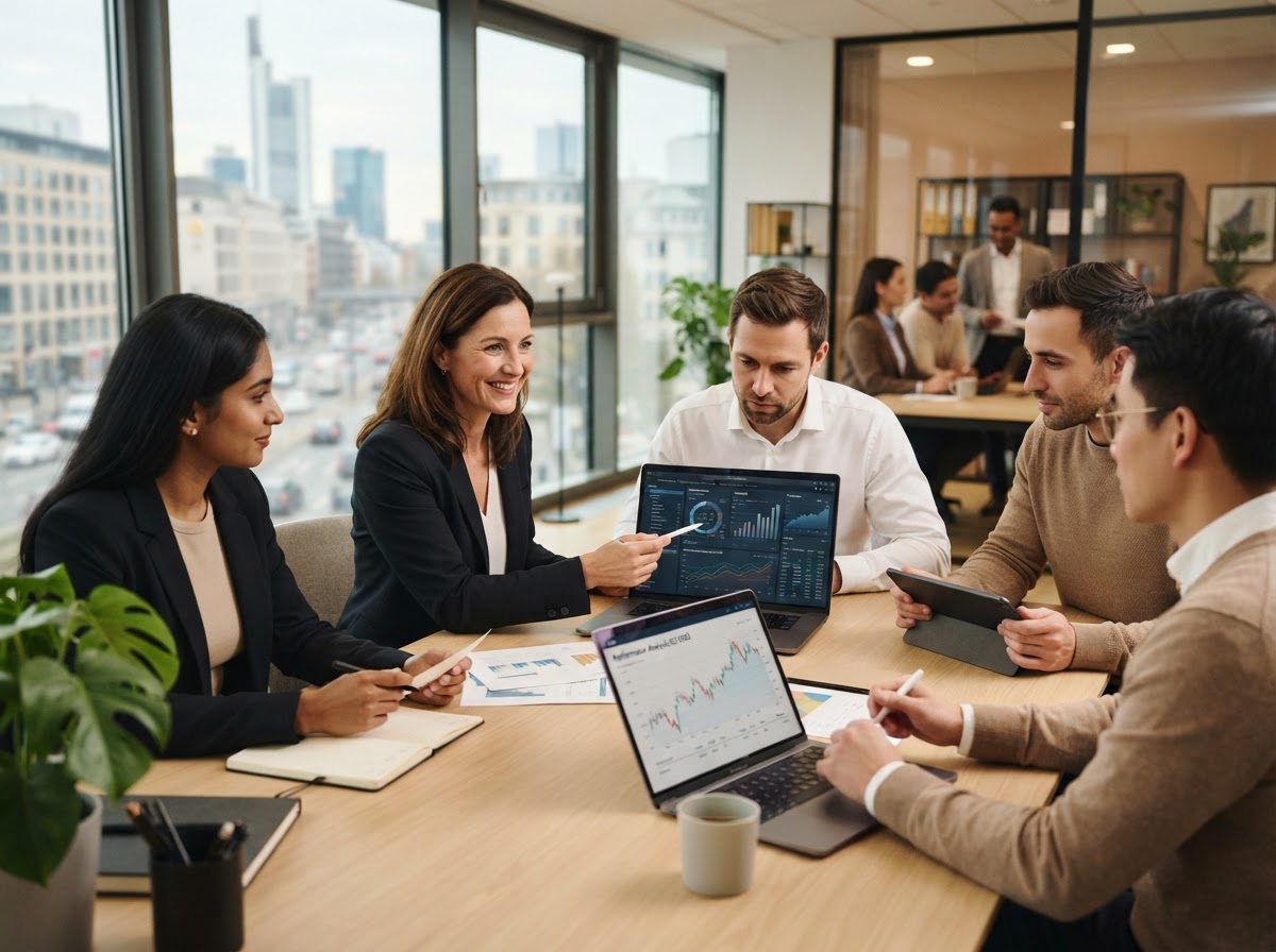 EquiLoomPRO investment platform team environment reflecting the platform's analytical and risk-management focus